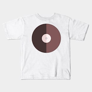 Vinyl Record - Deep Mauve Kids T-Shirt